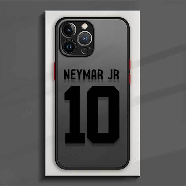 Matte Phone Case for iPhone 15 11 14 Pro Max 13 12 MINI XR XS X 8 7 6 PLus Clear Cover Football Star Neymar