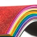 Glitter Foam Self-Adhesive Sheets To Add Some Sparkle To Your Crafts 5 Assorted Colours Sheet. 