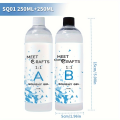 Meetcrafts 500ml/1000ml 1:1 AB Liquid Squishy Resin Gel Hitohada Gel Jelly Squishy Handmade DIY Decompression Squeezing Toy. 