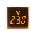Portable LED Square Voltmeter 220V/230V Display Voltage Measurement Monitor AC Digital Voltmeter. 