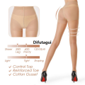 Difutagui Kave 1 Pairs Plus Size Sheer Tights Black Women See Through 20D Affordable Thin Stocking Elastic High Waist Office Ladies Pantyhose. 