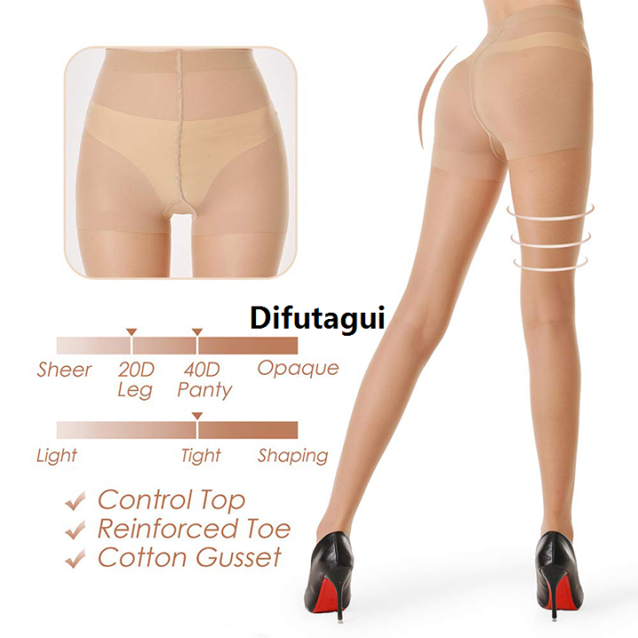 Difutagui%20Kave%201%20Pairs%20Plus%20Size%20Sheer%20Tights%20Black%20Women%20See%20Through%2020D%20Affordable%20Thin%20Stocking%20Elastic%20High%20Waist%20Office%20Ladies%20Pantyhose%20-%20Image%206