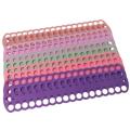 10pcs Durable 11.8*2.36Inch Embroidery Floss Organizer Plastic Multicolor Cross Stitch Thread Holder Storage Tool Thread winding and organize. 