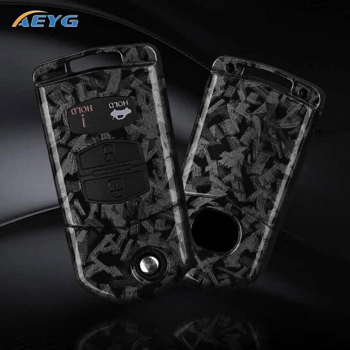 Portable%20ABS%20Carbon%20Fiber%20Car%20Key%20Case%20Cover%20For%20Mazda%202%203%205%206%20CX7%20CX9%20RX8%20MX5%20M6%20Key%20Protector%20Holder%20Keyless%20Accessories%20Keychain%20-%20Image%202