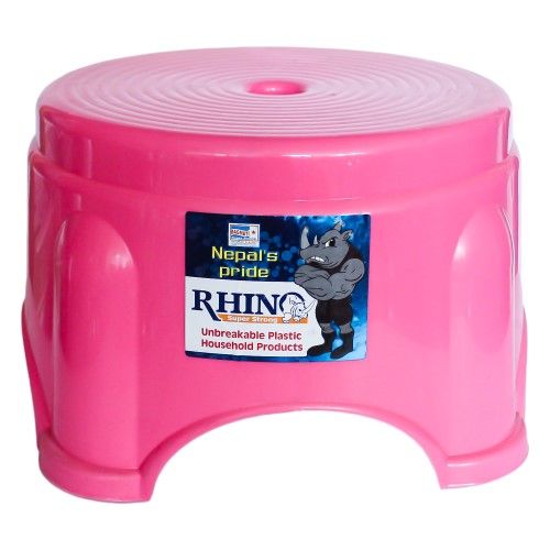 Pink Rhino Stool Small