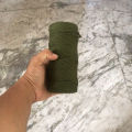 100 Meter Twisted Macrame Cord Army Green Color 3Mm. 