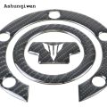 Ashunqiwen 【Innovative design】Mt-07 Mt-09 Mt-10 Motorcycle Fuel Tank Cap Decal Sticker For Yamaha Mt07 Mt09 Mt10 2014 2015 2016 2017 2018-2020 3d Carbon Look. 