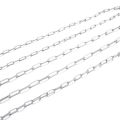 2M/pack Flat Metal Chain Stainless Steel Chain For Diy Jewelry Necklace Accessories. 