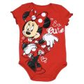 Disney Baby Romper, Minnie Snap Suit, Minnie Mouse Creeper, Baby 1Z, 3-6M PX7B. 