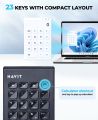 Havit KB223 Wired Number Keypad | Numeric Keypad with USB Connection | Ergonomic Design | 1 Year Warranty. 