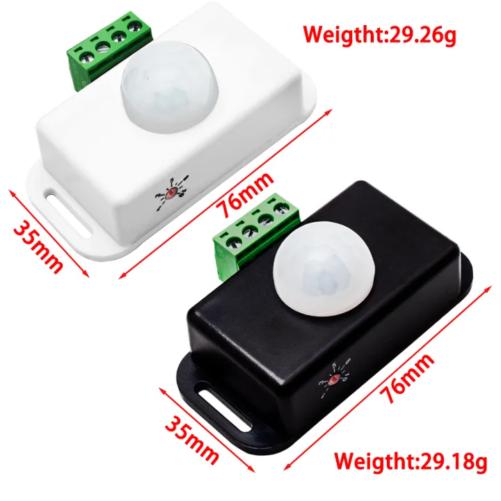 1PCS%20DC%2012V%2024V%208A%20Automatic%20Adjust%20PIR%20Motion%20Sensor%20Switch%20IR%20Infrared%20Detector%20Light%20Switch%20Module%20for%20LED%20Strip%20Light%20Lamp%20-%20Image%203