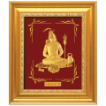 KGD Prima Art A7 Shiva - 24k Pure Gold Sheet 999 Artwork. 