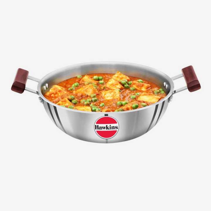 Hawkins Stainless Steel Tri Ply Deep Fry Pan With Glass Lid And Induction Base 4 Litre Daraz .np