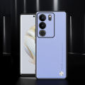 Vantime Case for vivo V29 5G Luxury PU Leather Soft Rubber Frame Shockproof Phone Back Cover. 