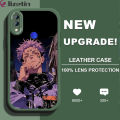 Jizetin for Redmi Note 7 Note 7 Pro Back Cover Ryomen Sukuna PU Leather For Girls Boys Soft Phone Case. 