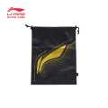 Li-Ning Black Color Drawstring Shoe Bag ABLS175-1. 