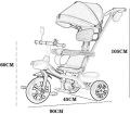 Costzon 4-in-1 Toddler Tricycle - Strollers For Babies | Tricycle For Babies | Toys For Kids | Babies Rides |. 
