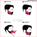 BanglianggexingBargain price High Quality Beard Shaping Styling Template Tool ABS Comb for Hair Beard Trim Template Original. 