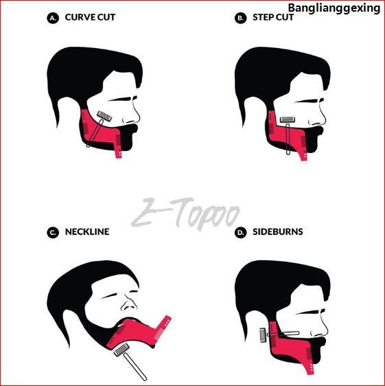 BanglianggexingBargain%20price%20High%20Quality%20Beard%20Shaping%20Styling%20Template%20Tool%20ABS%20Comb%20for%20Hair%20Beard%20Trim%20Template%20Original%20-%20Image%205