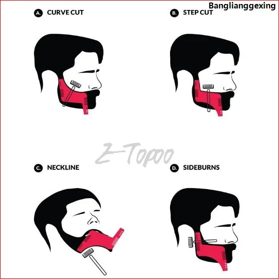 BanglianggexingBargain%20price%20High%20Quality%20Beard%20Shaping%20Styling%20Template%20Tool%20ABS%20Comb%20for%20Hair%20Beard%20Trim%20Template%20Original%20-%20Image%205