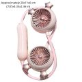 Shining Stars Foldable Design Hanging Neck Fan Rechargeable Quiet Operation Charging Fan Hanging Portable Neck Fan Office Use. 