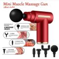 Electric Massage Gun with 4 Massage Heads and 6 Adjustable Speeds | Deep Tissue Massager | Electric Handheld Massagers | Rechargeable for Muscle Pain Relief Recovery. 