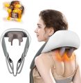 Premium Electric Shiatsu Neck and Shoulder Massager with Heat, Deep Tissue Kneading for Pain Relief - New, Multi-Color. 