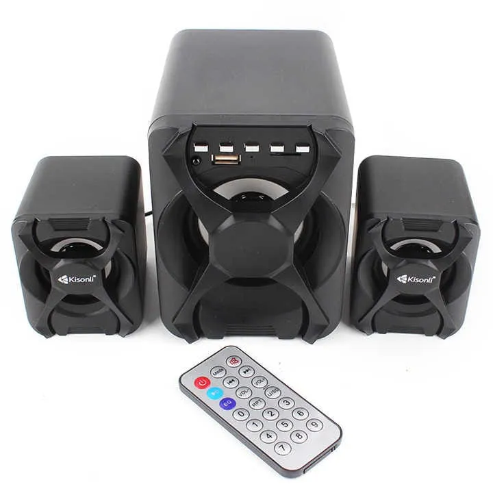 U-2500 Bluetooth USB 2.1 Portable Computer Speaker with Remote Control