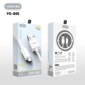 Yesplus YS-808, Type-C To Type-C PD20W Fast & Quick Data And Charging Cable, Yesplus USB C To Type-C Data & Charging Cable. 