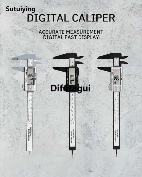 Difutagui Digital display caliper Vernier Caliper mini text Play ...