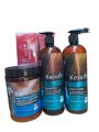 Keratin Set of Shampoo, Conditioner and Treatment Combo Pack (900ml+900ml+1000ml). 