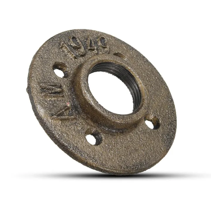 1''%20Bronze%20Malleable%20Threaded%20Floor%20Flange%20Steel%20Iron%20Pipe%20Fitting%20Wall%20Mounted%20-%20Image%207