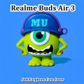 Original For Realme Buds Air 3 cartoon Silicone Earphone Case Cover Shock resistant NO.3. 