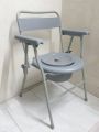 Portable Folding Anti-Skid Commode Chair with Arm rest and Pot for Adult, Elderly and Handicap People. 