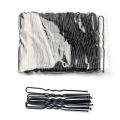 100 Pcs/Bag 6cm U Shaped Pins Bridal Hairstyle Tools Waved Hair Alloy Bobby Pins Barrettes Hair Pins. 