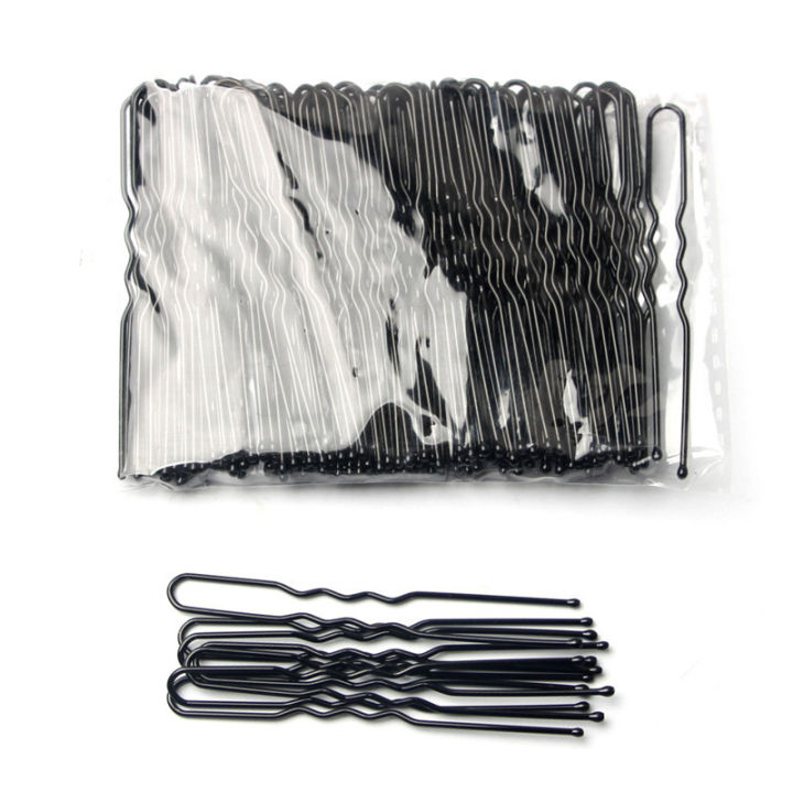 100%20Pcs/Bag%206cm%20U%20Shaped%20Pins%20Bridal%20Hairstyle%20Tools%20Waved%20Hair%20Alloy%20Bobby%20Pins%20Barrettes%20Hair%20Pins%20-%20Image%204