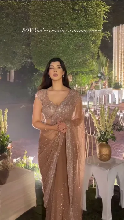 Stunning%20Soft%20Net%20Designer%20Saree%20with%20Sequins%20Work%20By%20Sapnaaz%20Fashion%20-%20Image%203