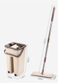 SCRATCH Cleaning Mop with Bucket Hands-Free Microfiber Flat Spin Mop System 360° Flexible Head. 