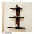 Best Quality Formica Laminated 3 Layer Wooden Wall Rack Shelf - Classic 3 Tier Rack for Home Decor and Wall Decor - by Samaya Panchi. 