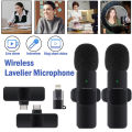 Wireless Lavalier Microphones for iPhone, iPad, USB-C Microphone, 7-Hour Battery, Mini Microphone with Noise Reduction for Video Recording, Vlog, YouTube, TikTok. 