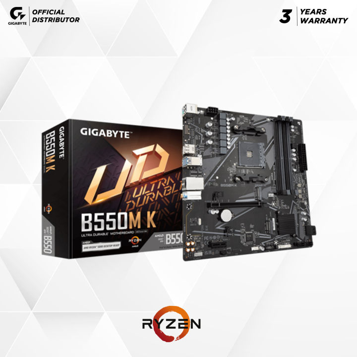 Gigabyte B550M K Ultra Durable Motherboard