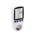 EU 230V 16A electricity meter socket power monitor. 