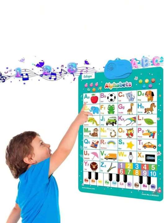 1pc Interactive Talking ABC Poster Educational English Language ...