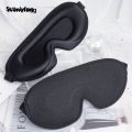 Wenefang Sutuiying 1pc 3D Contoured Cup Sleeping Mask, Breathable Black Blindfold, Bargain price Profesional Block Out Light, Sleep Goggles, Daily Necessities. 
