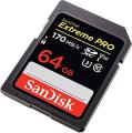 64Gb Extreme Pro Sdxc Uhs-I Card 170 Mb/S. 