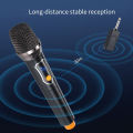 wireless microphones with 800mAh and LED digital display. 