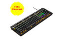 R8 1035 Professional Gaming Mechanical Keyboard | Dazzling Light Effect. 