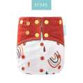 HappyFlute OS Bamboo Charcoal Waterproof Washable Pocket Diaper Christmas Baby Cloth Nappy 1 Pcs Pack. 