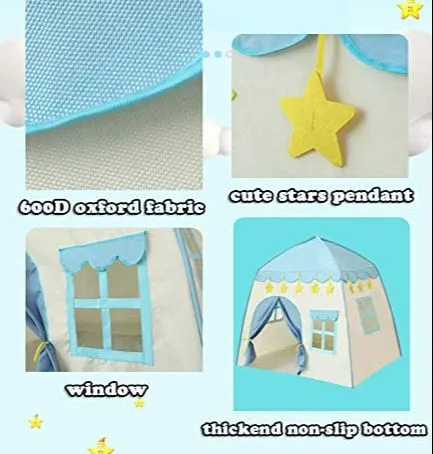 Kids%20Castle%20Tent%20-%20Indoor/Outdoor%20Game%20House,%20Portable%20Folding%20Dream%20Play%20Tent%20for%20Girls%20and%20Boys%20with%20Carry%20Bag%20(Without%20Cotton%20Ball%20Lamp)%20-%20Image%207