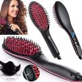 Simply Straight Ceramic Electric Digital Hair Straightener Brush. 